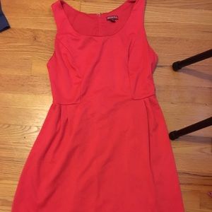 Sleeveless red dress size small